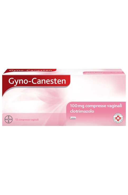 Gyno-Canesten Trattamento Sintomi Candida contro Prurito, Bruciore Intimo e Perdite, 12 Cpr Vaginali