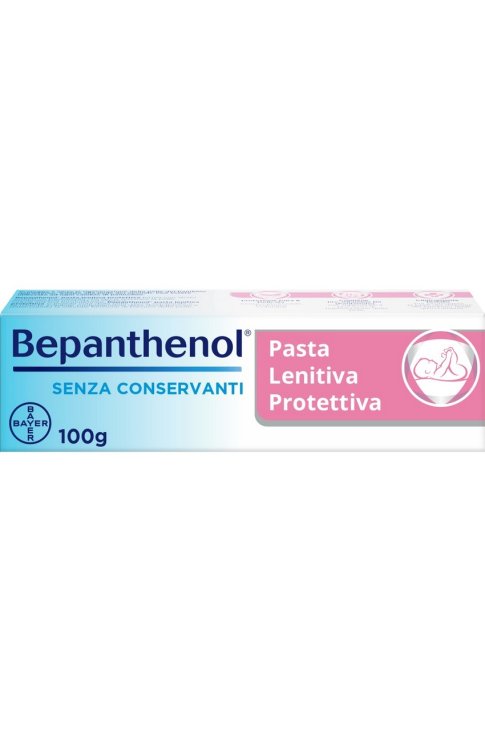 Bepanthenol Pasta lenitiva protettiva, con Pantenolo Senza Cortisone, per Prurito e Irritazione da pannolino, 50g