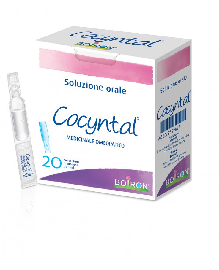 Cocyntal Soluzione Orale Monodose 20 Flaconcini 1ml Boiron
