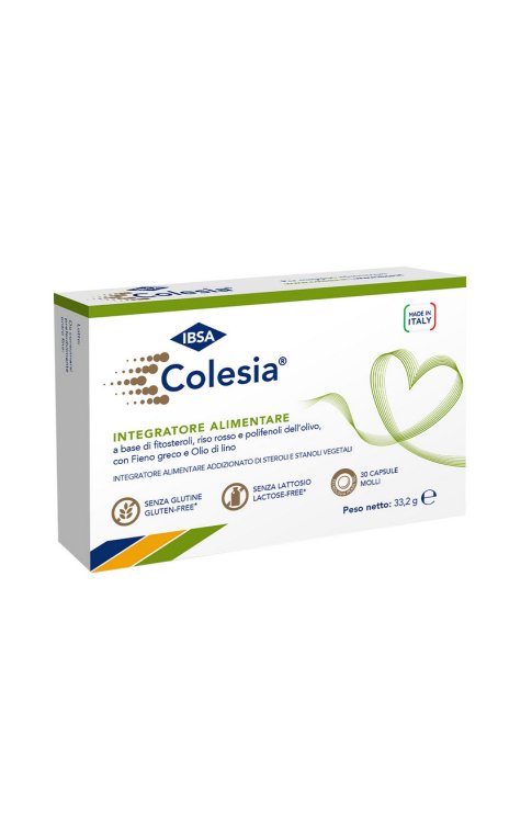 Colesia Soft Gel Integratore Per Trigliceridi E Colesterolo 30 Capsule Molli