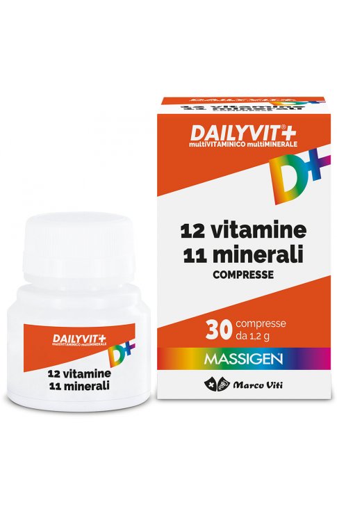 Massigen Dailyvit 12 Vitamine 11 Minerali 30 Compresse