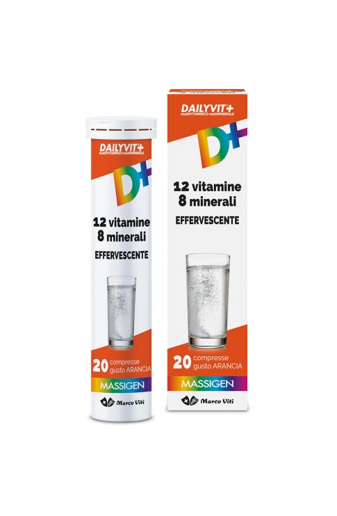 Massigen Dailyvit 12 Vitamine 8 Minerali effervescente