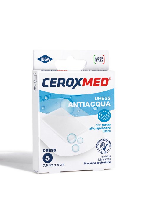 Ceroxmed Cerotti Antiacqua 7,5X5Cm 5 Pezzi