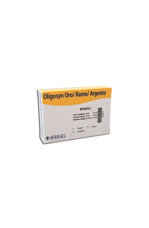 OLIGOSYN ORO RAME ARGENTO 15 CONTENITORI 2ML - Senza Glutine e Lattosio