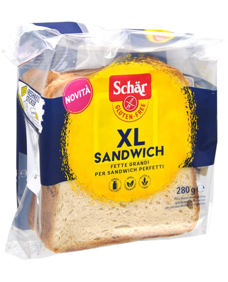 Schar xl sandwich pane bianco senza lattosio 280 g