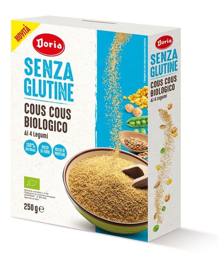 Doria cous cous biologico 4 legumi 250 g