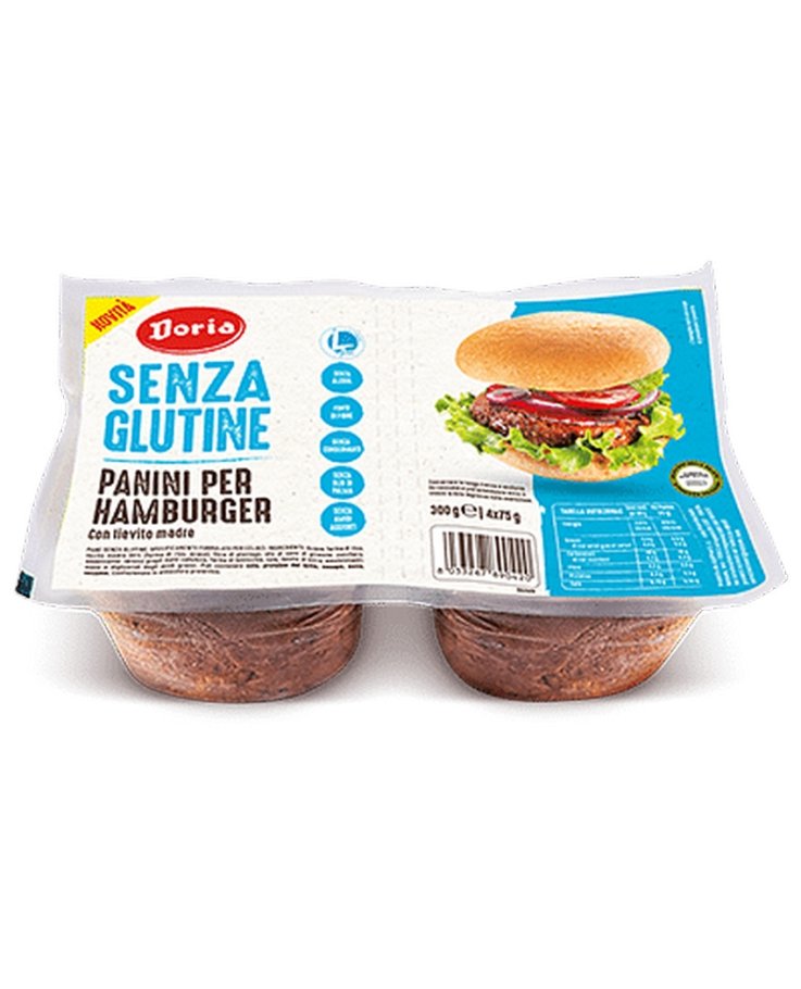 Doria panini hamburger 4 x75 g