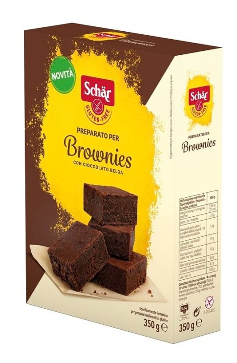 Schar preparato per brownies con cioccolato belga 350 g