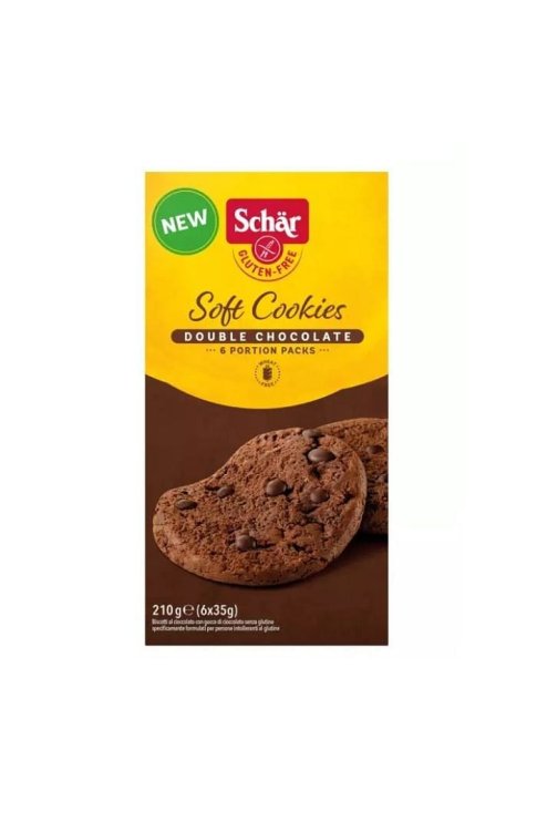 Schar soft cookie double chocolate 210 g