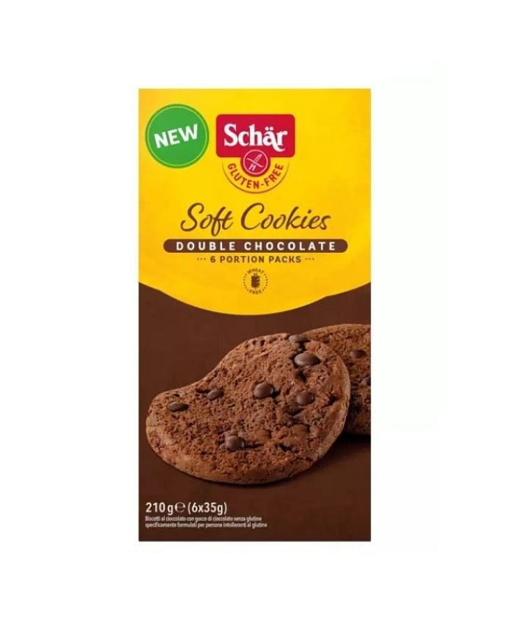 Schar soft cookie double chocolate 210 g