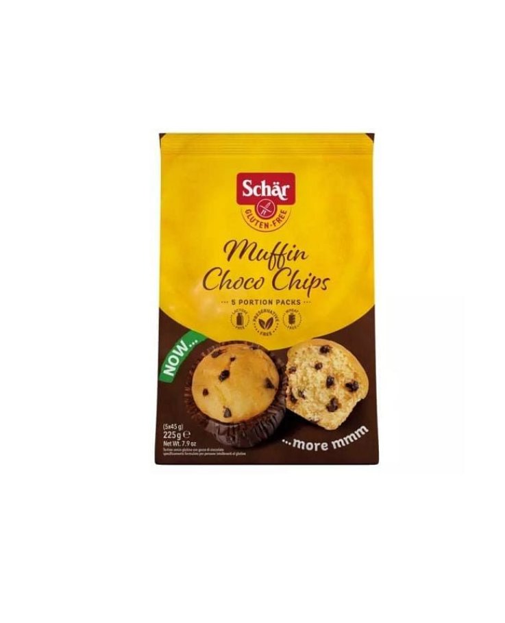 Schar muffin choco chip 225 g