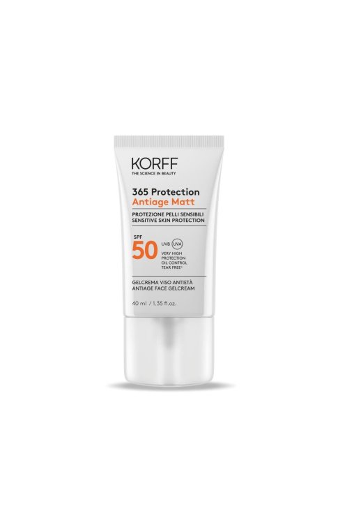 Korff 365 Protection Antiage Matt SPF50+ Pretezione Pelli Sensibili 40 ml