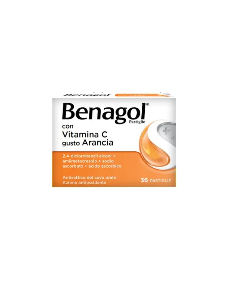 Benagol Vitamina C Aroma Arancia 36 Pastiglie