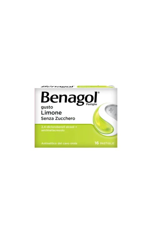 Benagol Aroma Limone Senza Zucchero 16 Pastiglie