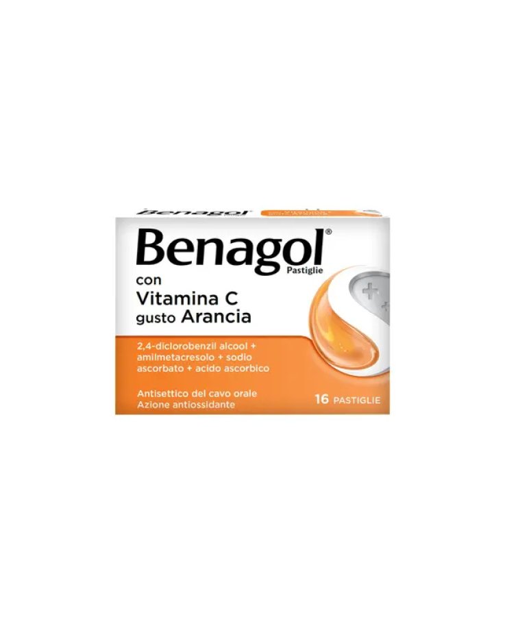 Benagol Vitamina C Aroma Arancia 16 Pastiglie