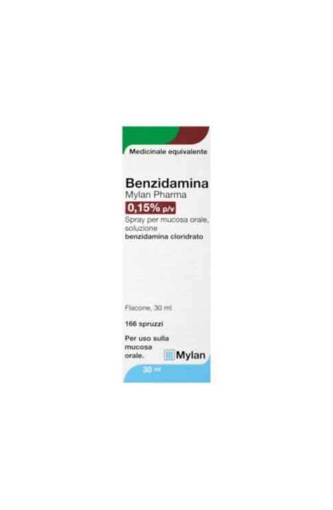 Benzidamina Acraf Soluzione per Mucosa Orale 1,5 Mg/ 30 Ml