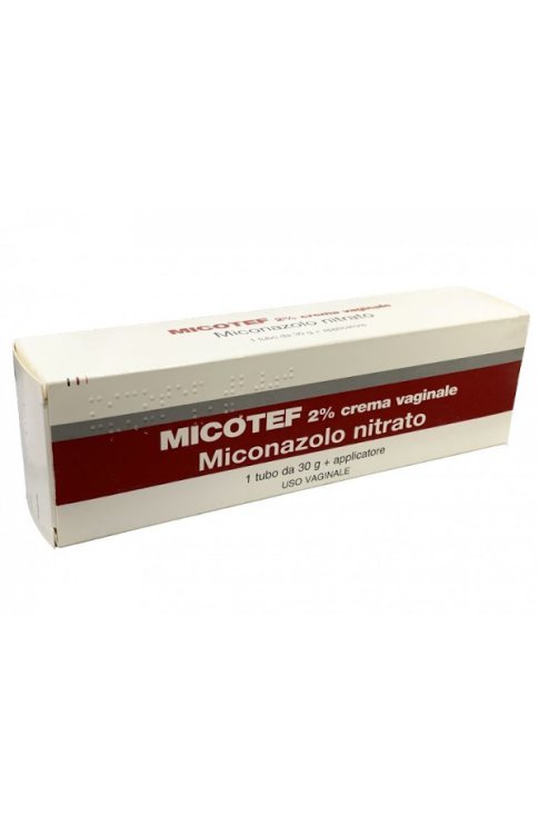 Micotef 2% Crema Vaginale 30g + Applicatori