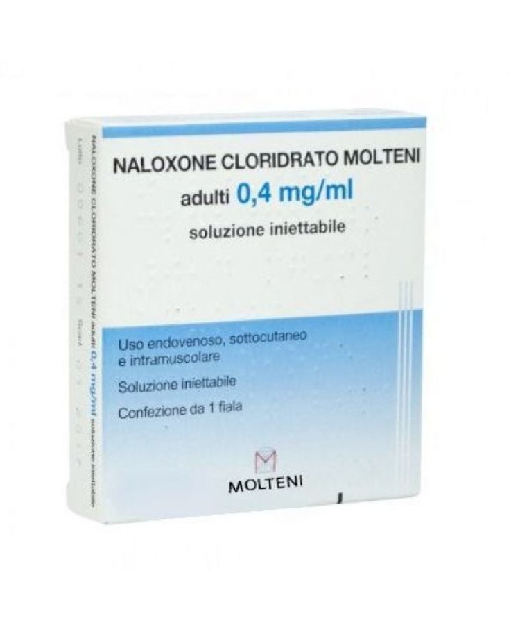 Naloxone Cloroidrato Molteni 0,4mg 1 Fiala 1ml
