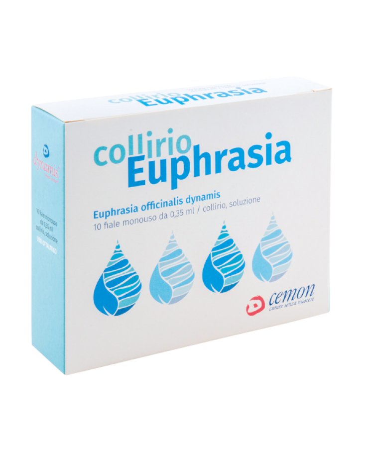 Collirio Euphrasia Officinalis 10 Fiale Monouso 0,35ml Cemon