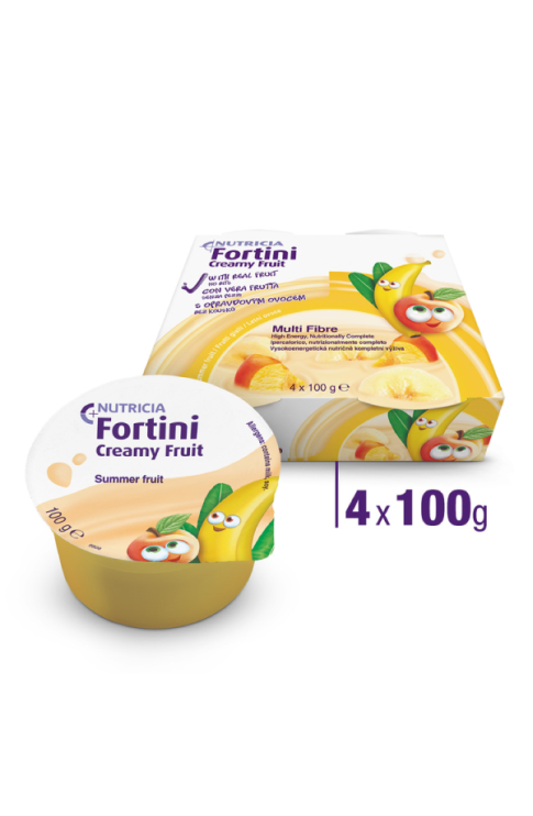 Fortini Creamy Fruit Multi Fibre Frutti Gialli 4x100 G