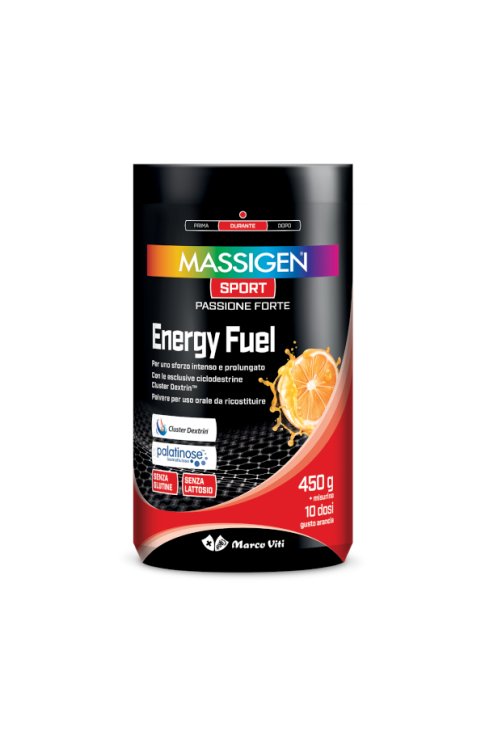 Massigen Sport Energy Fuel 450g Gusto Arancia