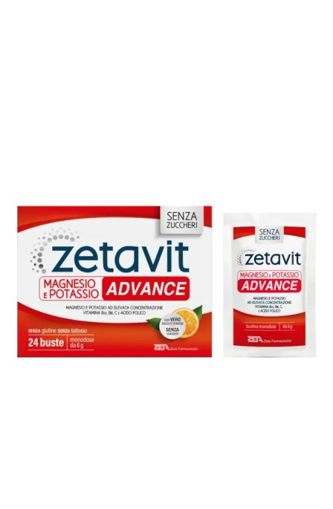 Zetavit Magnesio e Potassio Advance 24 Bustine 6g