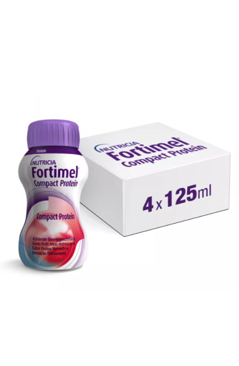 Fortimel Compact Protein Cool Frutti Rossi 4x125ml