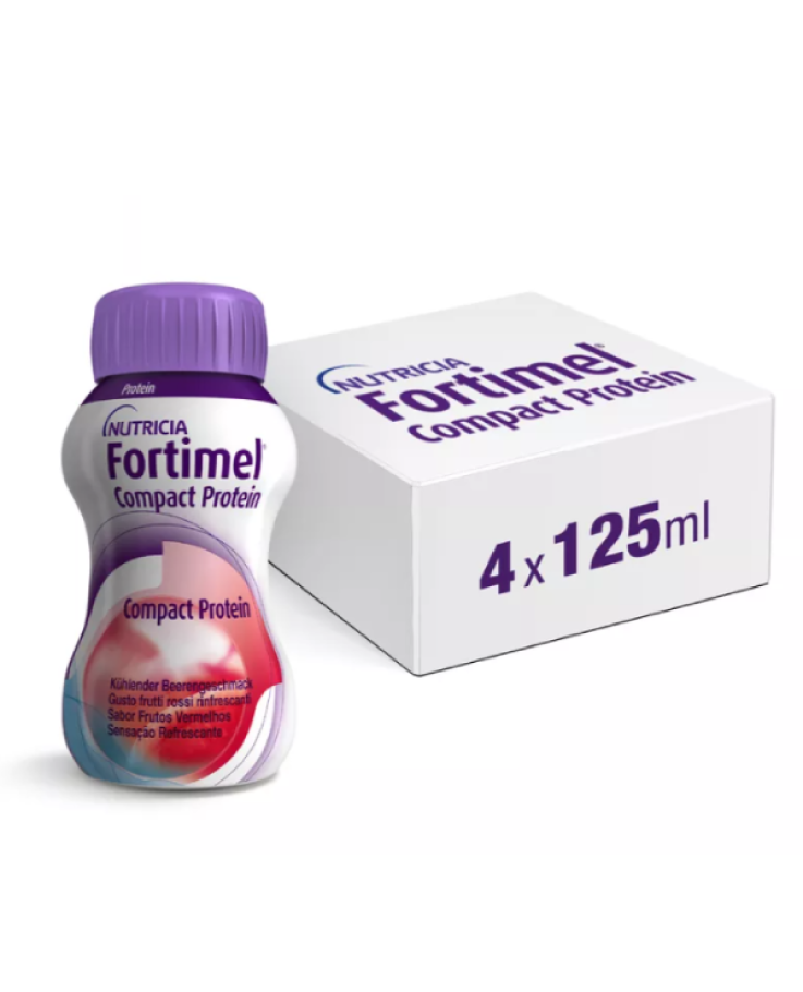 Fortimel Compact Protein Cool Frutti Rossi 4x125ml