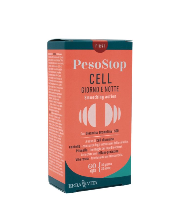 PesoStop Cell Giorno E Notte Erba Vita 60 Capsule
