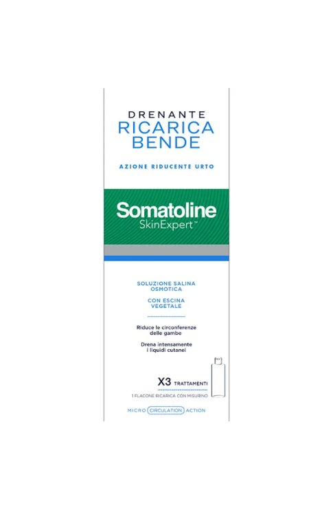 Somatoline Skin Expert Bende Snellenti Drenanti Kit Ricarica 420ml