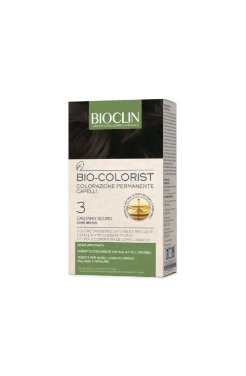 Bioclin Bio Colorist Colorazione Permanente 3 Castano Scuro