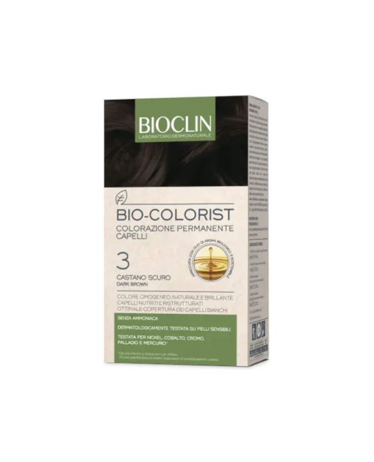 Bioclin Bio Colorist Colorazione Permanente 3 Castano Scuro