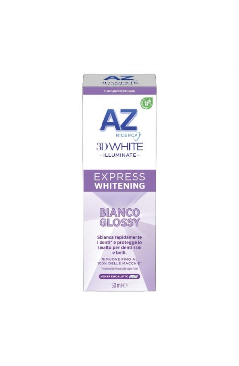 Az 3d Express Whitening Dentifricio Bianco Glossy