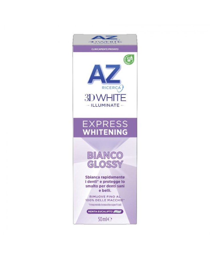 Az 3d Express Whitening Dentifricio Bianco Glossy