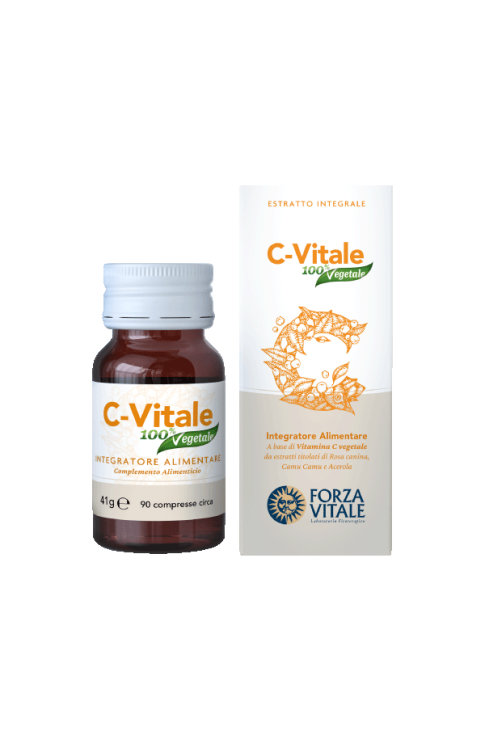 C Vitale 90 Compresse - Integratore alimentare a base di Vitamina C vegetale