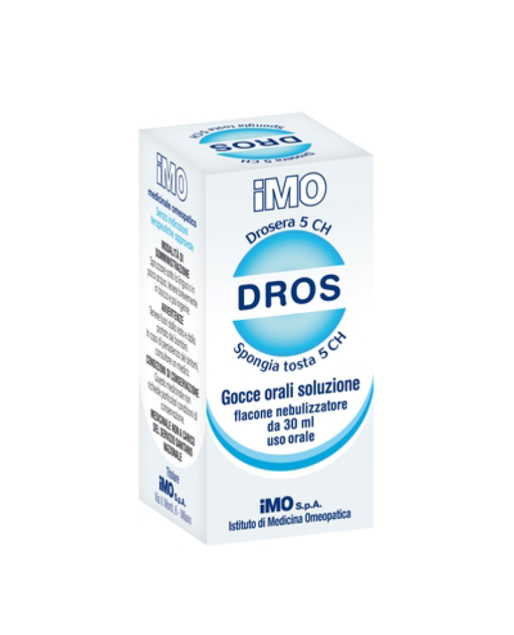 Dros Drosera 5CH Gocce Orali Soluzione Flacone Nebulizzatore Spray 30 ml