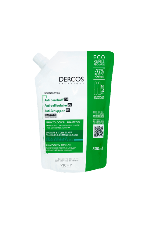 Shampoo Antiforfora DS Dercos Vichy Ecoricarica 500ml
