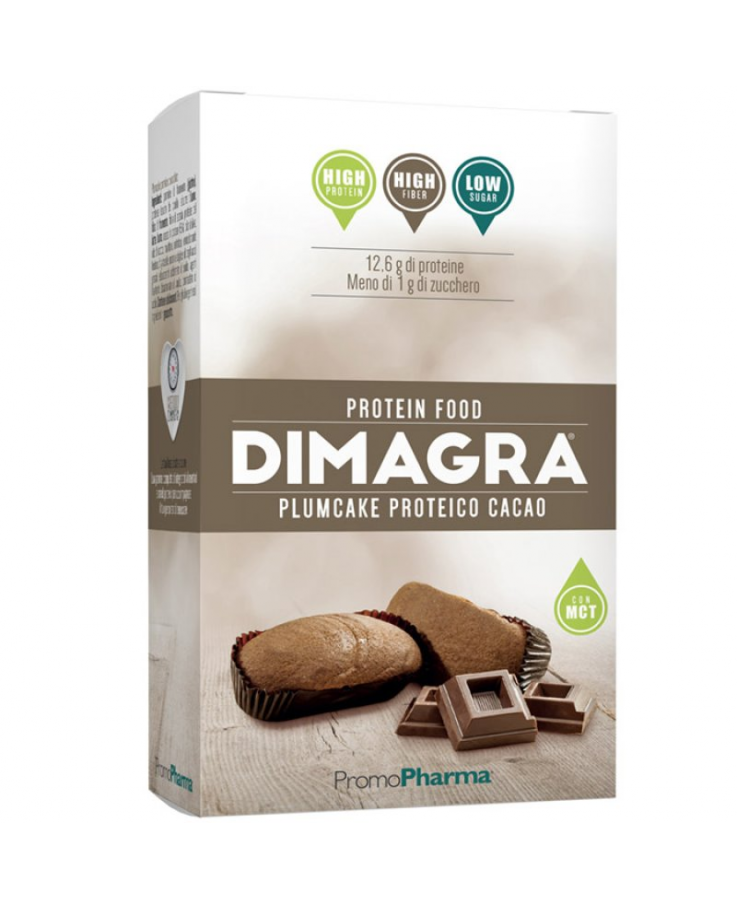 DIMAGRA Plumcake Proteico Cacao PromoPharma 4x45g