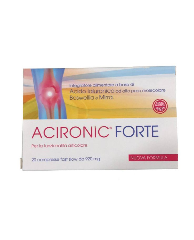 Acironic Forte 20 Compresse Fast Slow Da 920 Mg