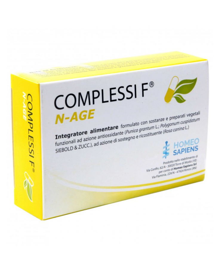 Complessi F N-AGE Homeo Sapiens 30 Compresse