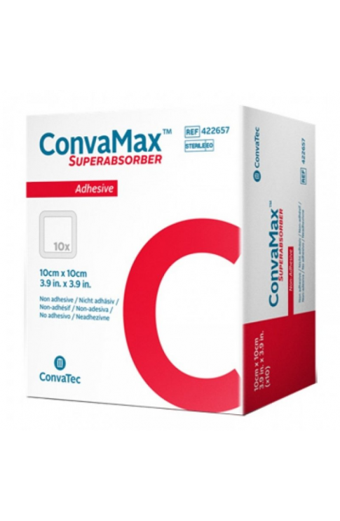 ConvaMax Superabsorber ConvaTec 10 Medicazioni 10X10cm