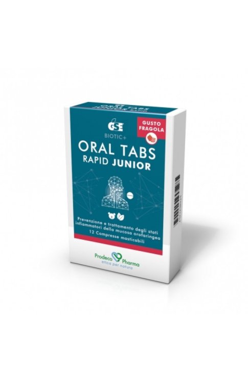 Oral Tabs Rapid Junior GSE Prodeco Pharma 12 Compresse