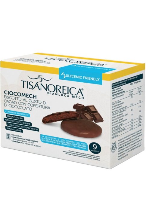 CIOCOMECH Biscotto Cacao TISANOREICA Gianluca Mech 9 Biscotti