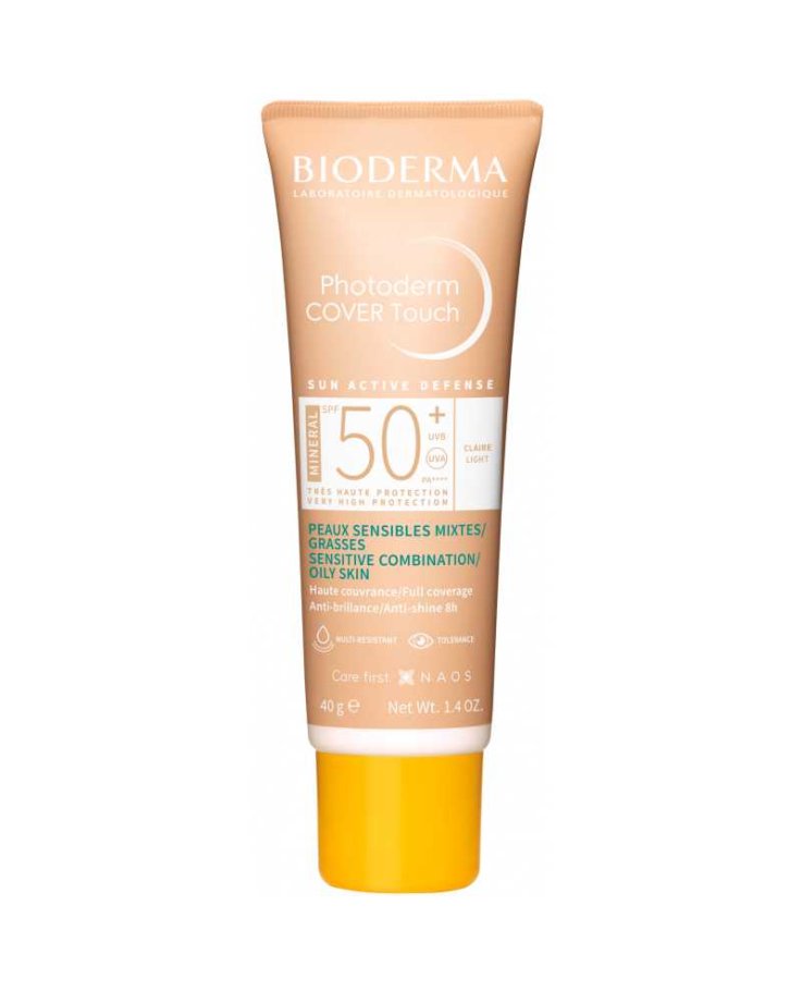 Photoderm Cover Touch Mineral Spf50+ Claire Bioderma 40g