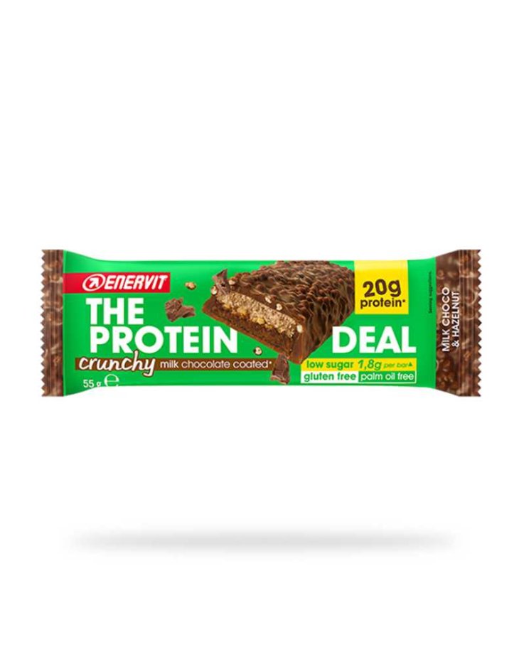 The Protein Deal Protein Bar Crunchy Hazelnut ENERVIT PROTEIN 55g