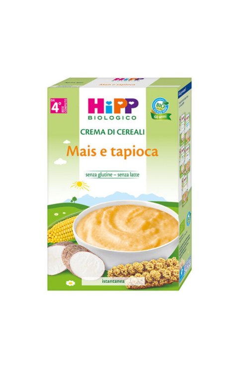 Crema Di Cereali Mais E Tapioca HiPP Biologico 200ml