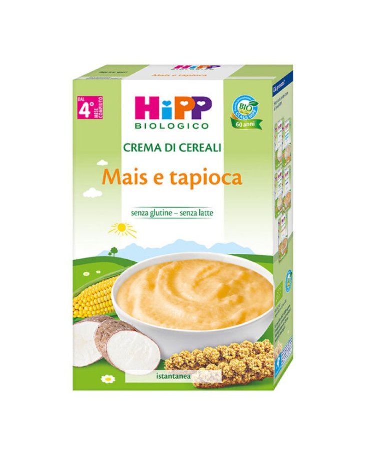 Crema Di Cereali Mais E Tapioca HiPP Biologico 200ml