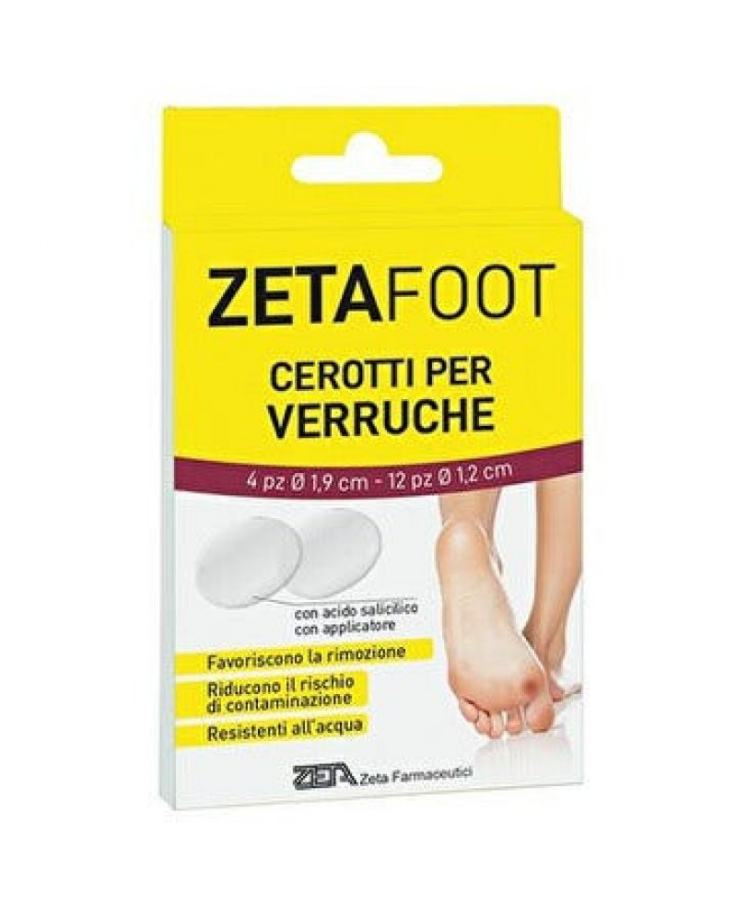ZetaFoot Cerotti Per Verruche Assortiti Zeta Farmaceutici 16 Pezzi