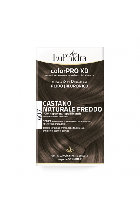 ColorPro 407 Castano Naturale Freddo EuPhidra Kit