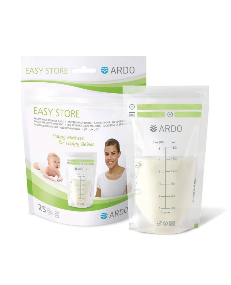 Ardo Easy Store Farmac-Zabban 25 Sacche Per Latte Materno